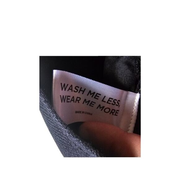 Pacsun Stretch Dad Jeans Black Cargo Size 24 High Rise Relaxed Fit NWT - Picture 9 of 9